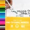 Fabric Pens for Clothes - Pack of 24 No Fade, Fabric Markers Permanent for Clothes - No Bleed, Machine Washable Shoe Markers for Fabric Decorating - Laundry Marker, Erases Stains Easily